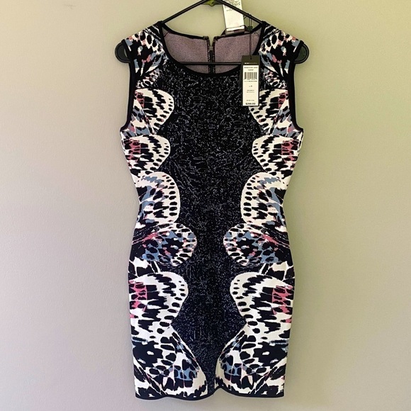 NWT BCBG MAXAZRIA Black Audrie Sleeveless Bodycon Dress Women’s Small $298 NEW - Picture 8 of 8